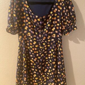 Madewell Floral Puff Sleeve Sundress